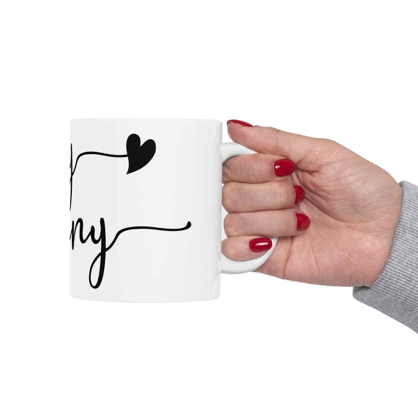 Mommy Nanny Established Ceramic Mug - Perfect Gift for New Grandmothers