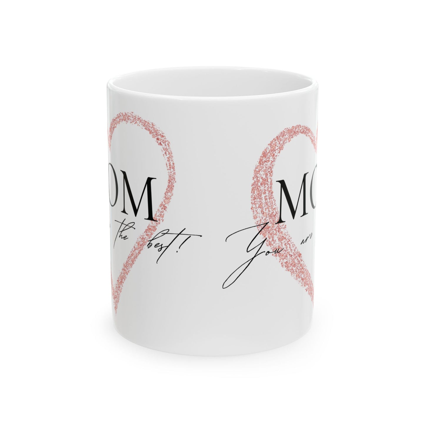 Mom Heart Mug, The Best Gift for Mother's Day, Birthdays,gift for mom, mother's day mug, ceramic mug, coffee lover gift, minimalist mug