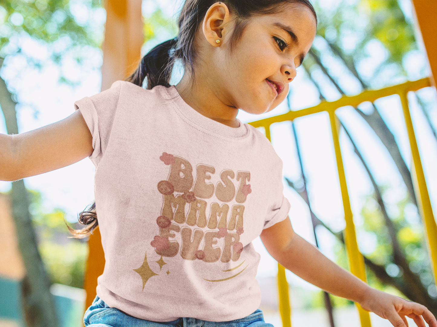Mother’s Day TSHIRT, Cute Baby Shirt, Best Mama Ever kids tshirts, Mother’s Day shirt for girls, mom love t-shirt, Gift for mom