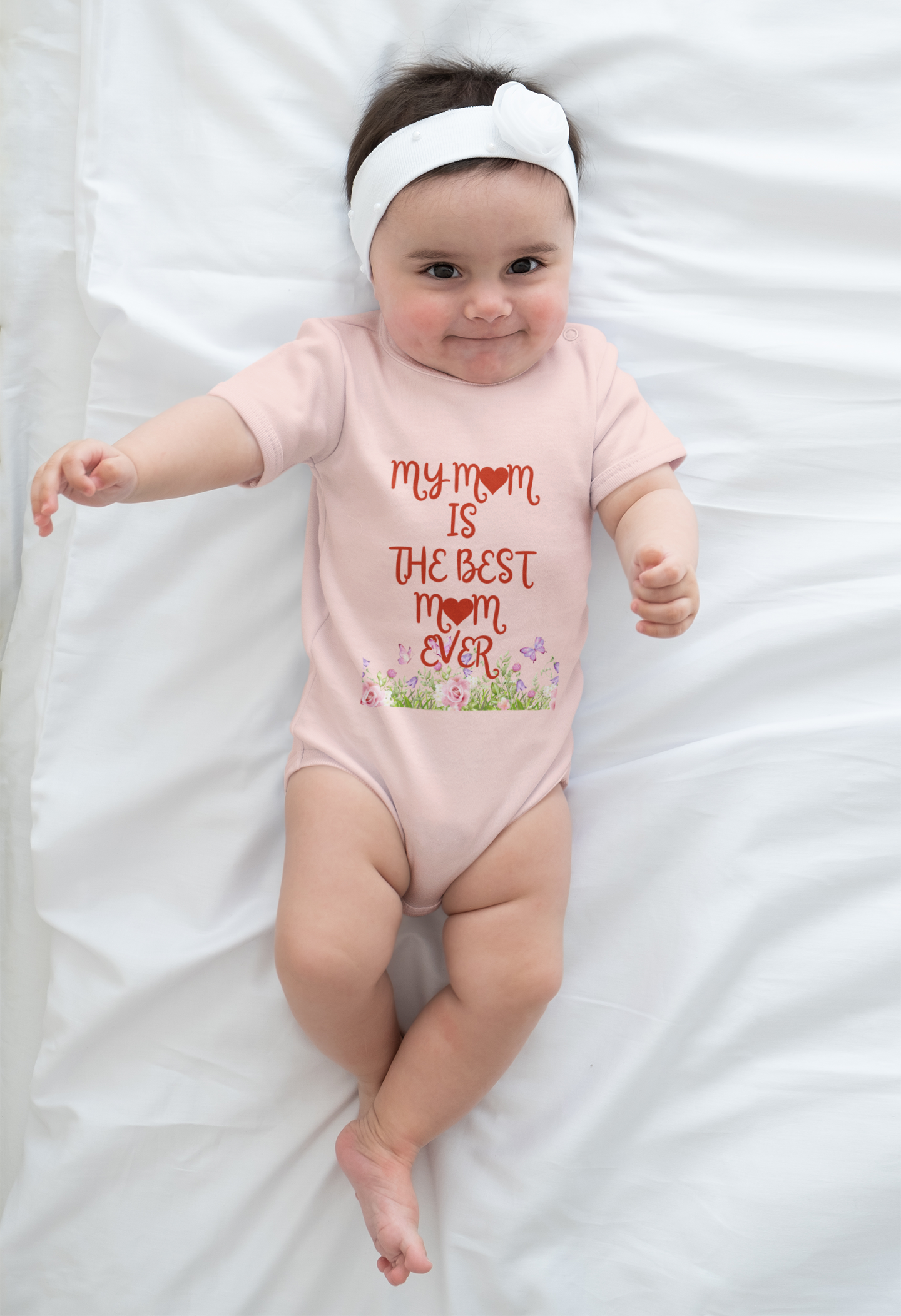 Cute Baby for Mother's Day, Cute Infant Bodysuit Gift, Mother's Day baby onesie, Baby gift for mom, Cute baby girl/boy clothes, Gift for mom from baby