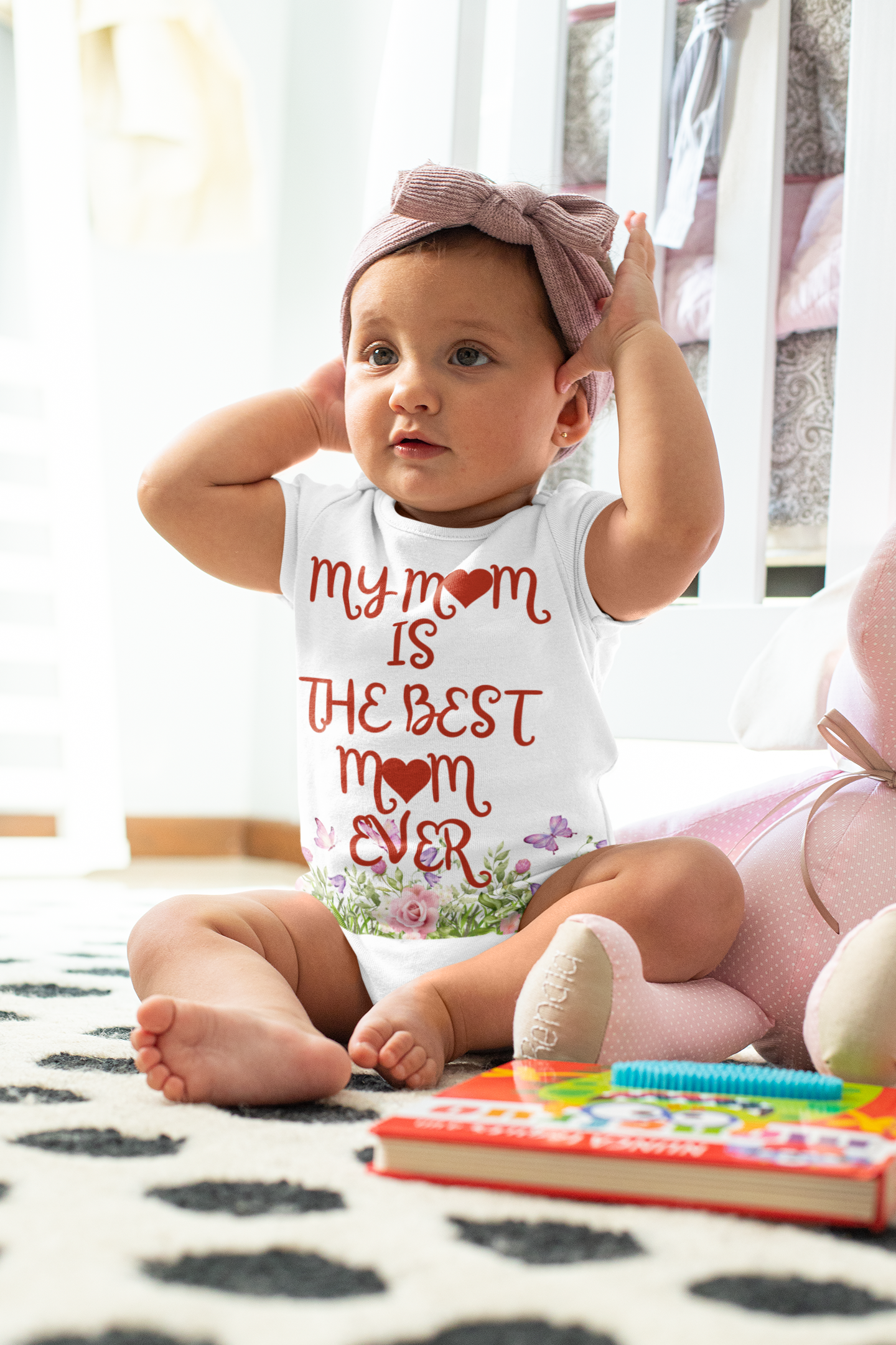 Cute Baby for Mother's Day, Cute Infant Bodysuit Gift, Mother's Day baby onesie, Baby gift for mom, Cute baby girl/boy clothes, Gift for mom from baby