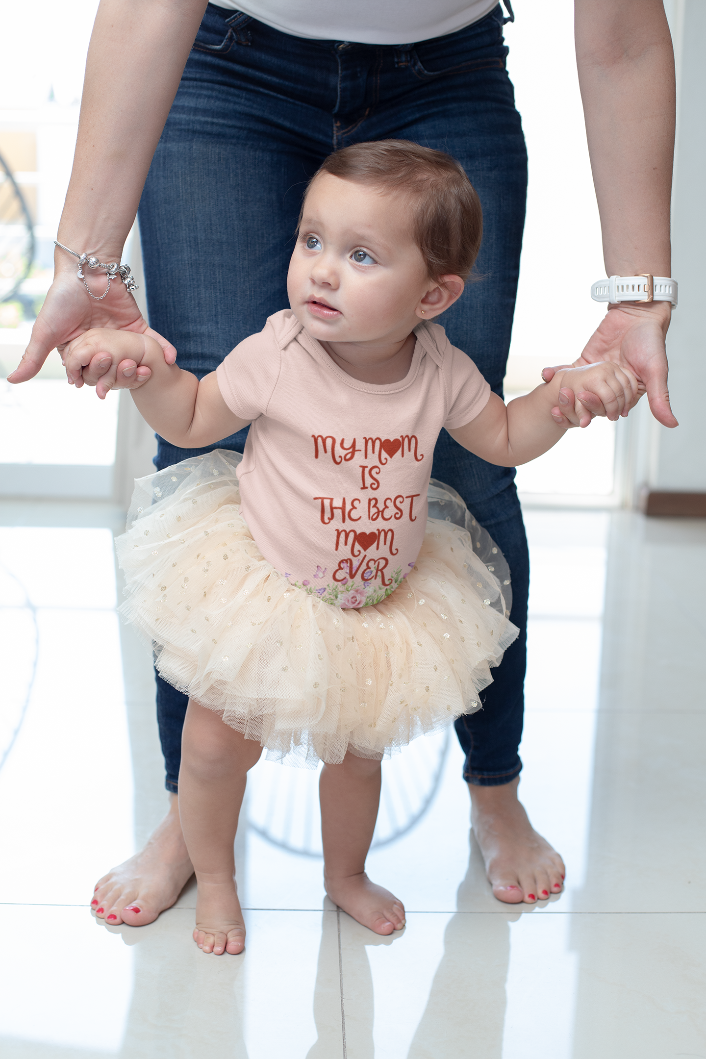Cute Baby for Mother's Day, Cute Infant Bodysuit Gift, Mother's Day baby onesie, Baby gift for mom, Cute baby girl/boy clothes, Gift for mom from baby