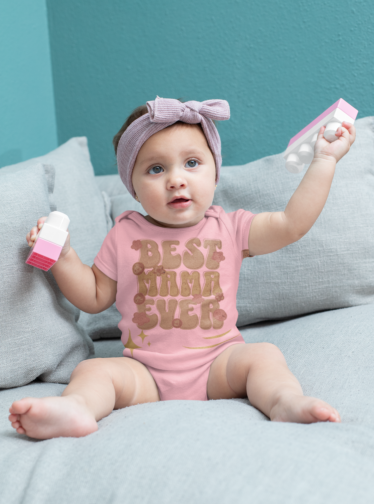 Cute Baby Gift, Mother's Day baby outfit, Cute baby bodysuit for mom, Baby girl gift, Gift for new mom, Baby shower gift, First Mother’s Day