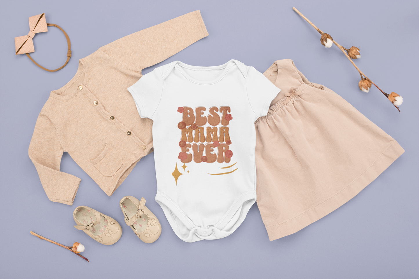 Cute Baby Gift, Mother's Day baby outfit, Cute baby bodysuit for mom, Baby girl gift, Gift for new mom, Baby shower gift, First Mother’s Day