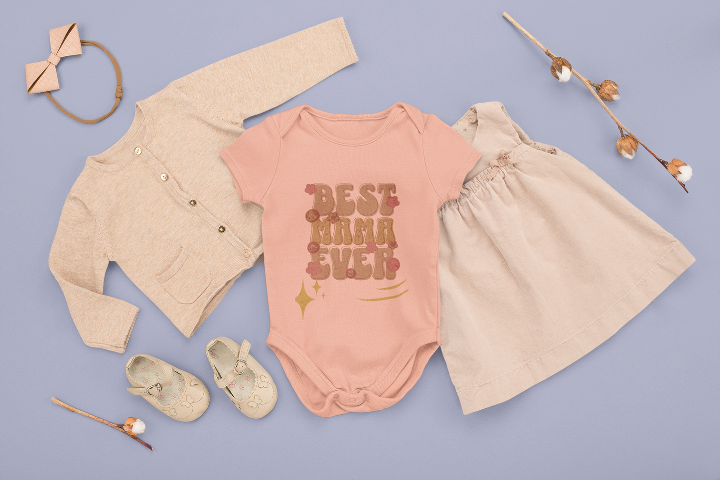 Cute Baby Gift, Mother's Day baby outfit, Cute baby bodysuit for mom, Baby girl gift, Gift for new mom, Baby shower gift, First Mother’s Day
