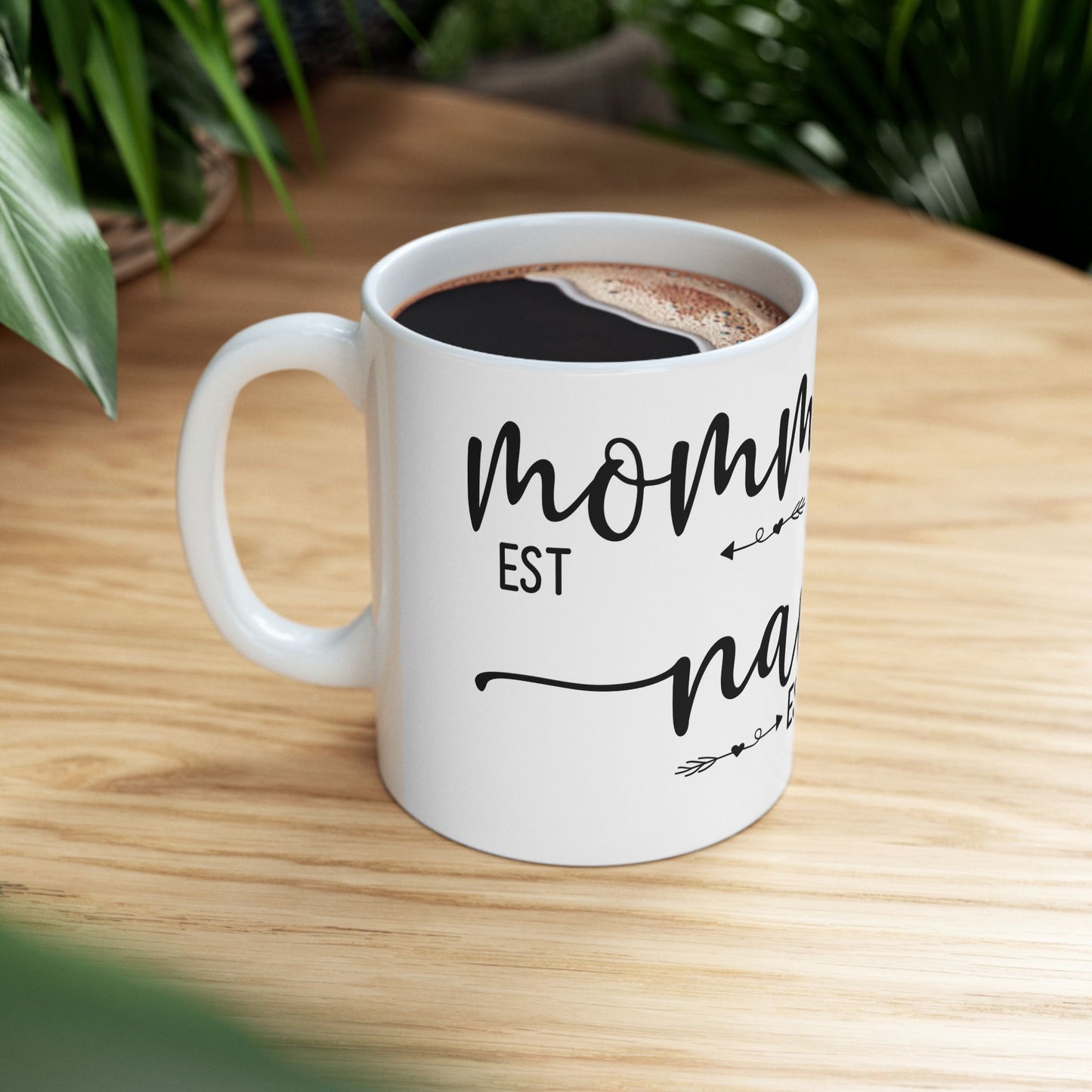Mommy Nanny Established Ceramic Mug - Perfect Gift for New Grandmothers