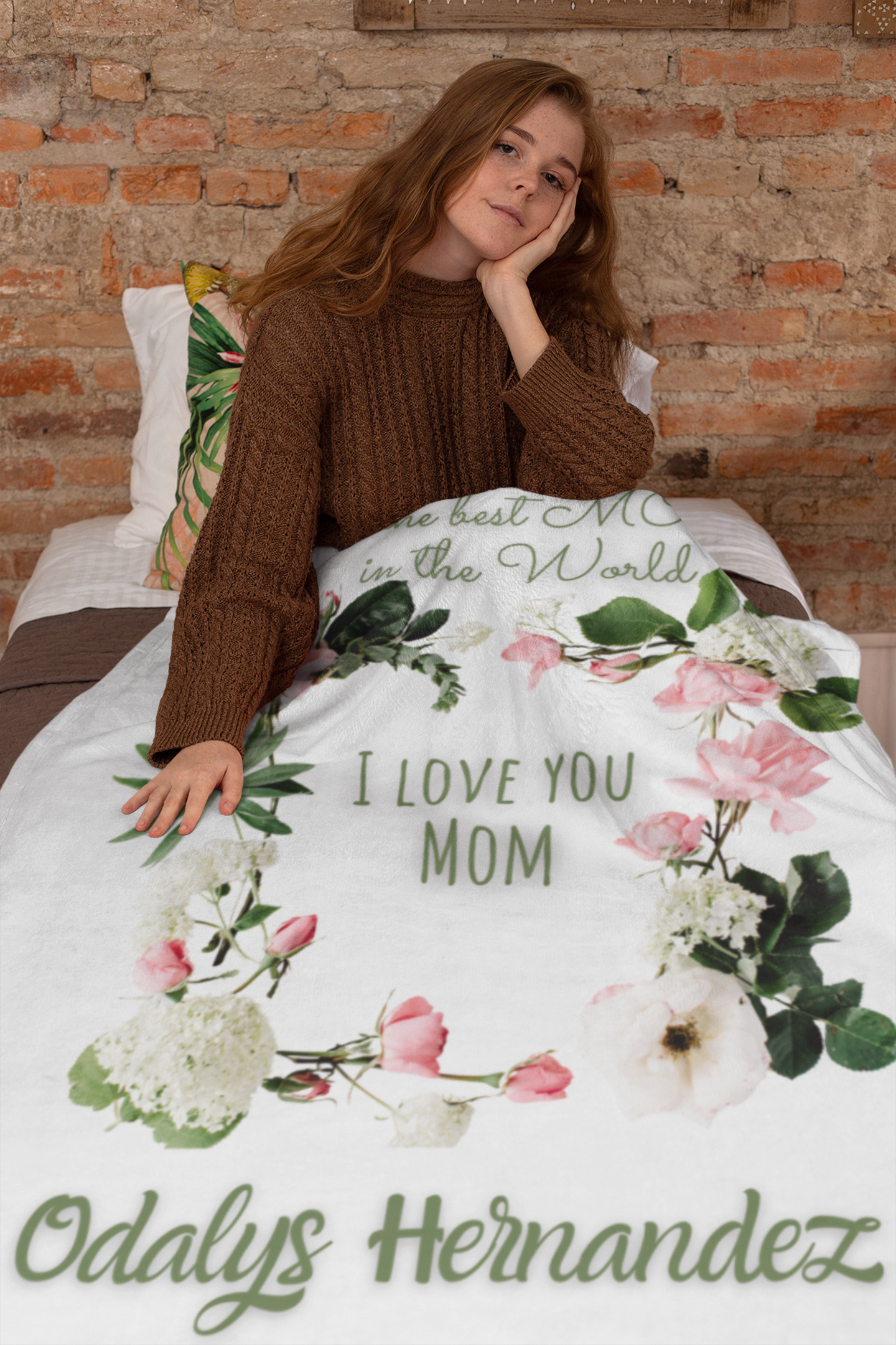 Personalized Velveteen Plush Blanket