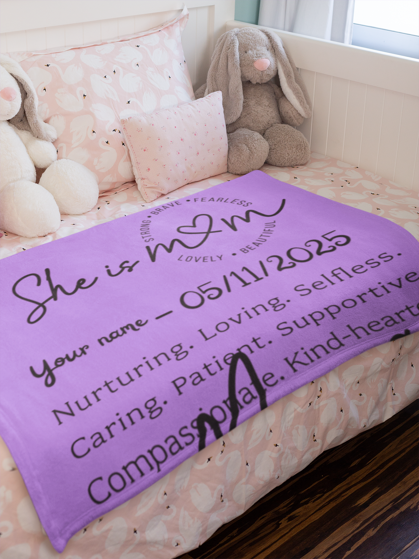 Mothers day Blanket, Custom Personalized Mom, Throw Blanket, Cozy Mom Gift, Holiday Decor, Soft Lap Blanket, gigt for mom, Blanket for Mom