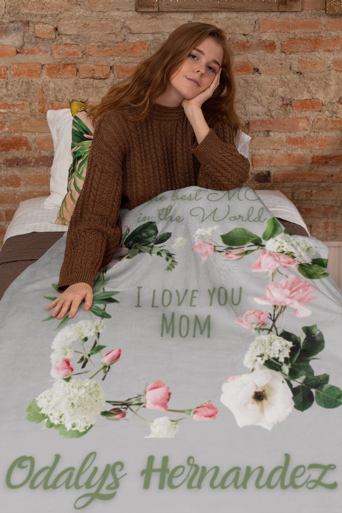 Personalized Velveteen Plush Blanket