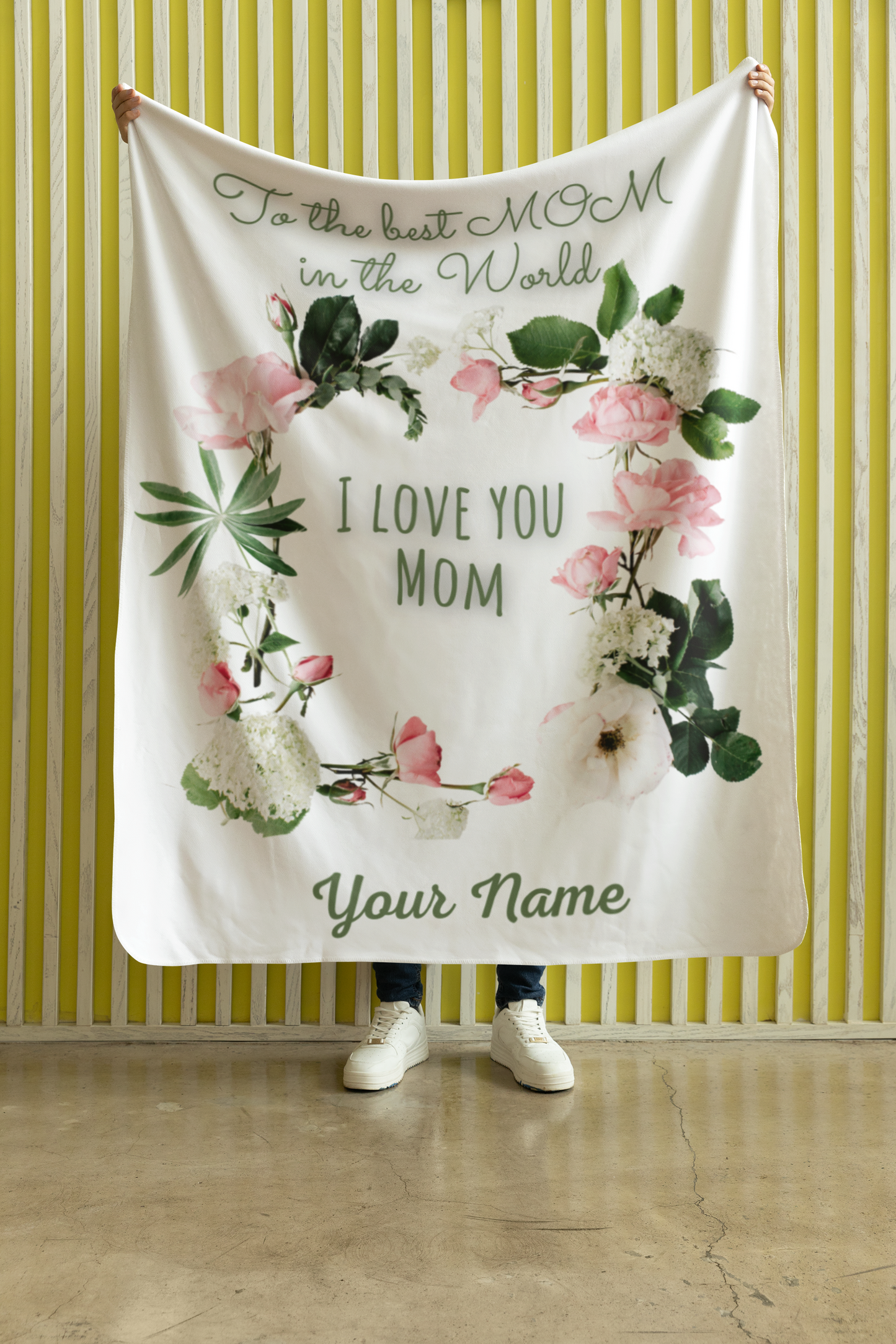 Personalized Velveteen Plush Blanket