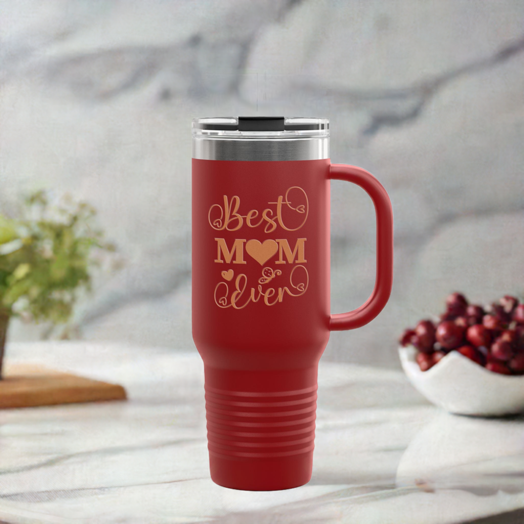 Best Mom Ever Insulated Travel Mug, Best Mom Ever Travel Mug – Mother’s Day Gift Idea