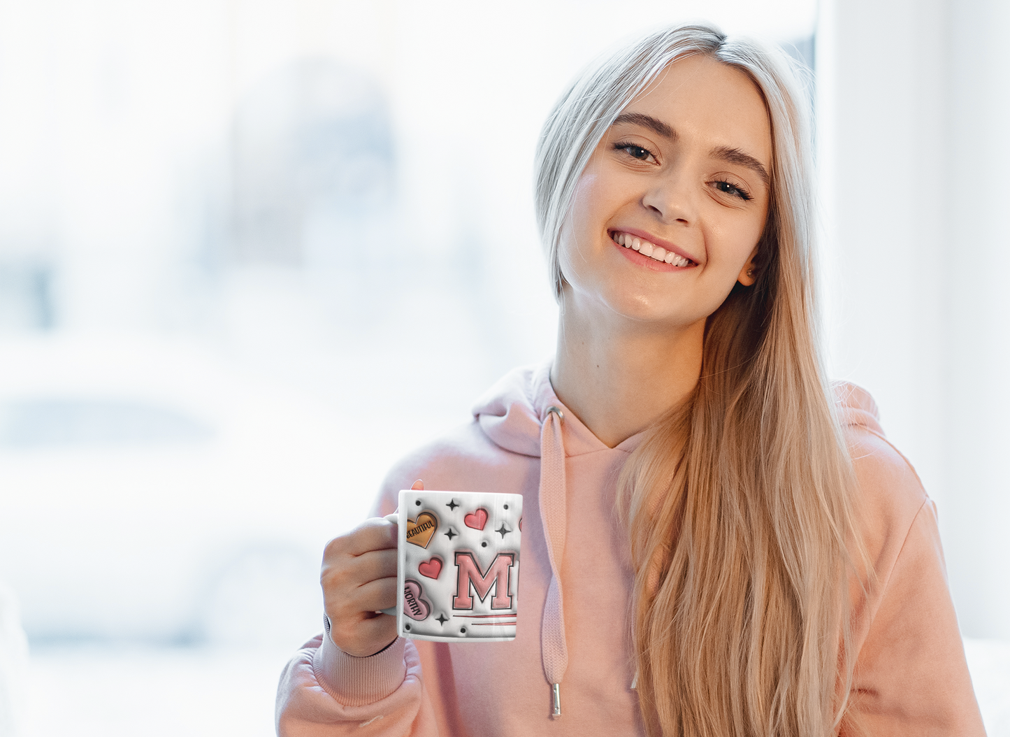 Loved Mom Ceramic Mug - Perfect Gift for Mothers Day, Birthdays, Coffee Lovers, Family Gatherings, and Celebrations, mother's day mug