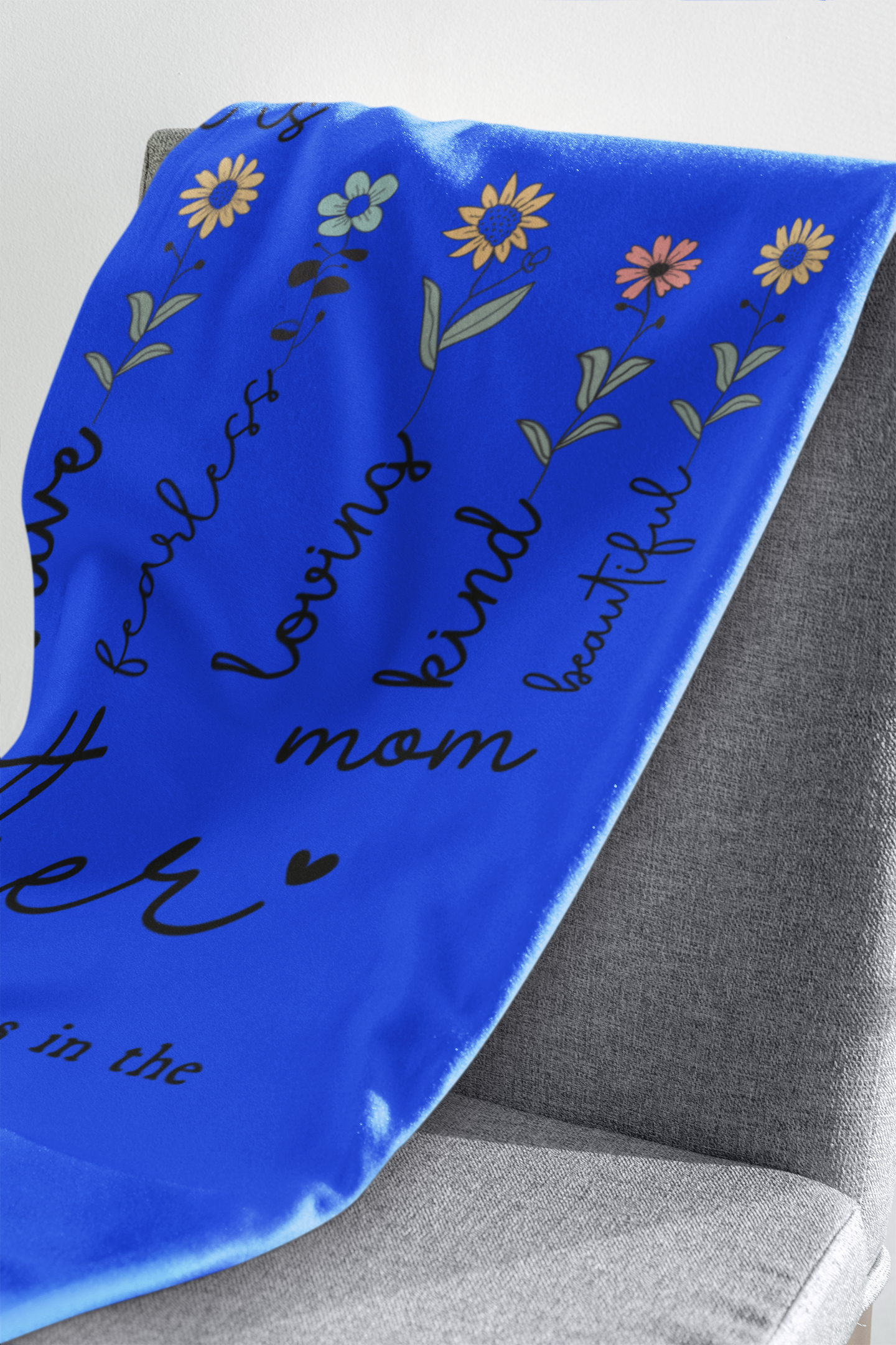 Plush Blanket, Mothers day Blanquet Motherhood Tribute Personalized Gift for Mom, Cozy Home Decor, Ideal for Mother's Day, Birthdays