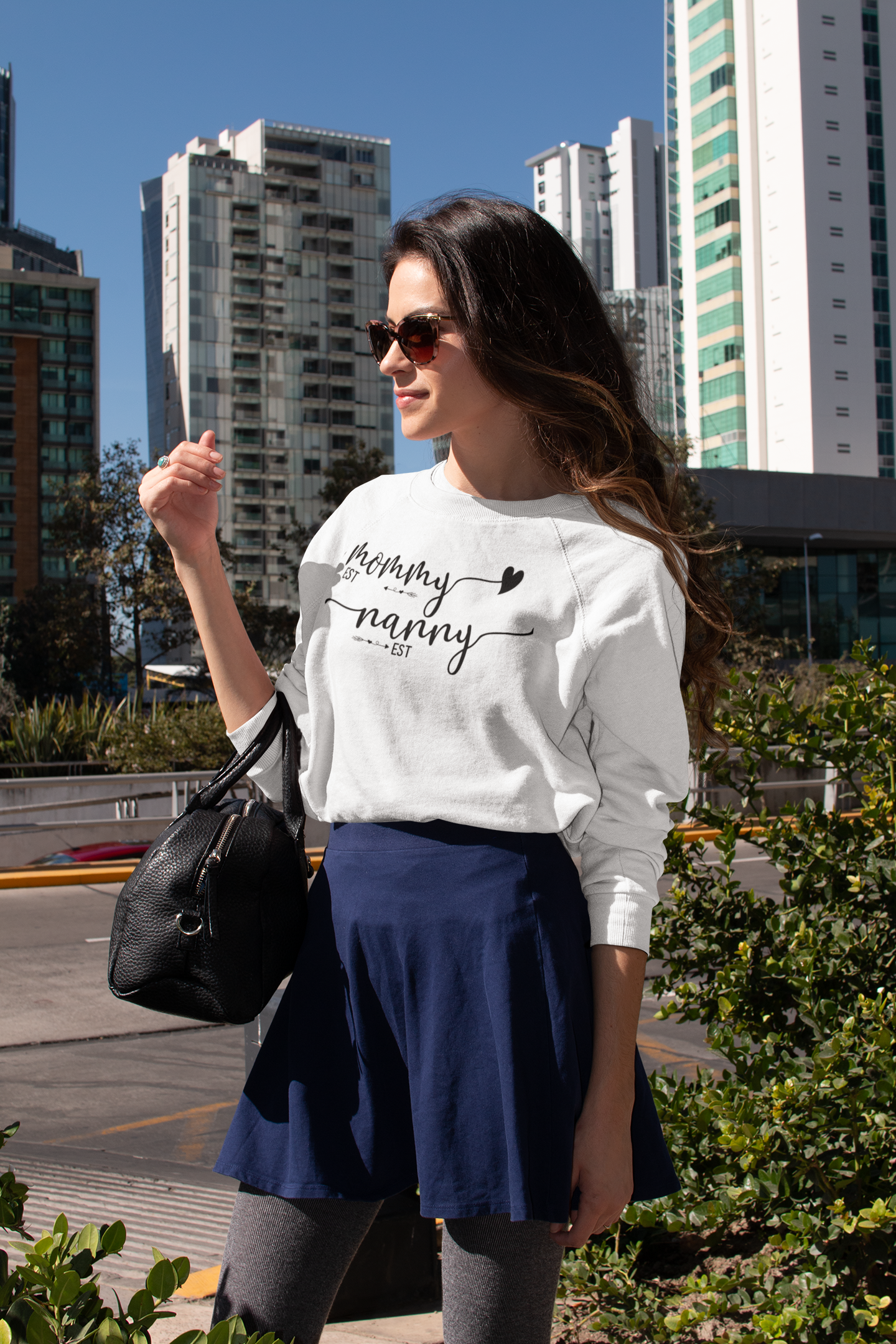 Mother's Day gift, Personalized Sweatshirt - Gift for Grandma, New Mom, Baby Shower, Birthday