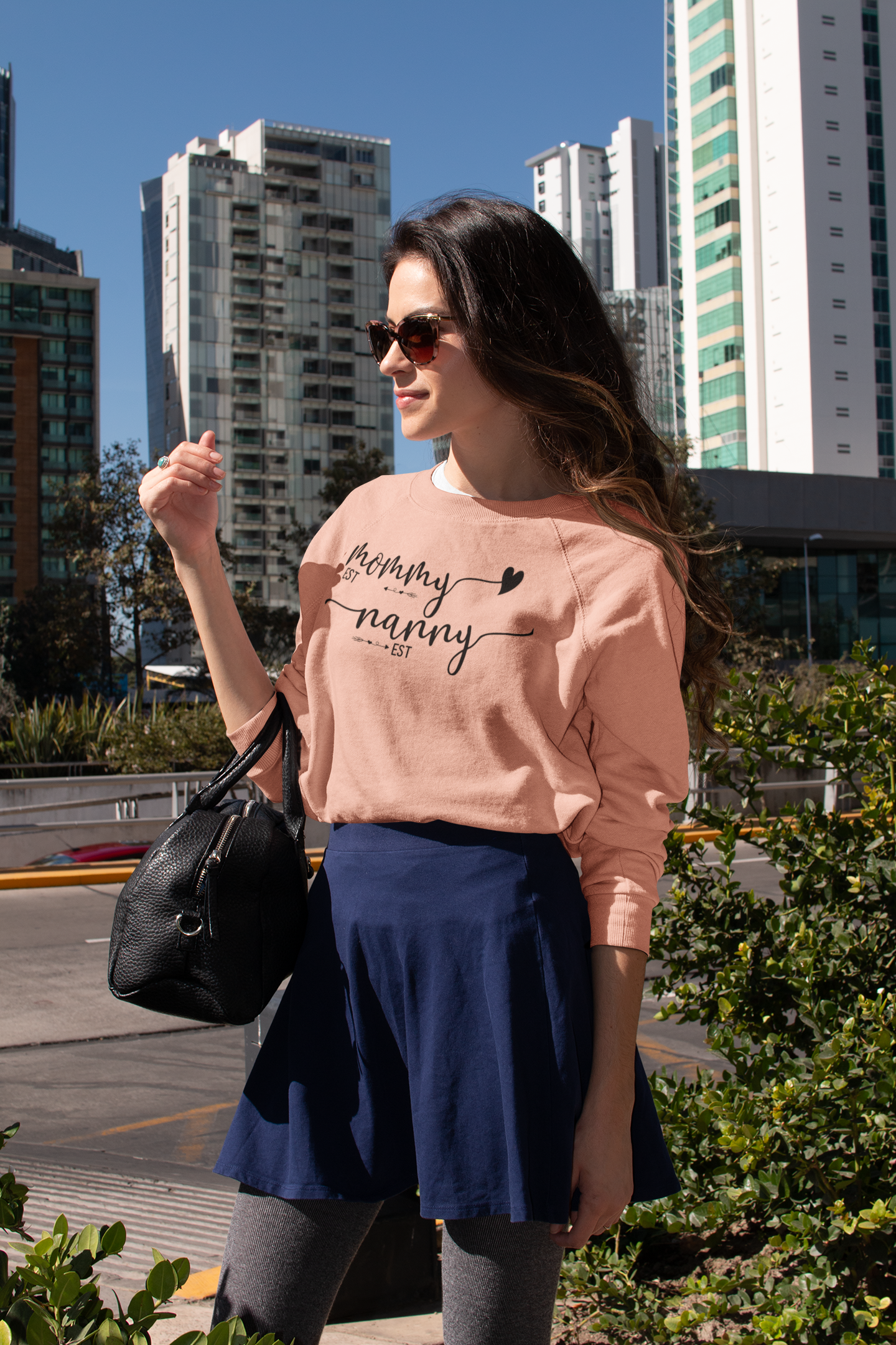 Mother's Day gift, Personalized Sweatshirt - Gift for Grandma, New Mom, Baby Shower, Birthday