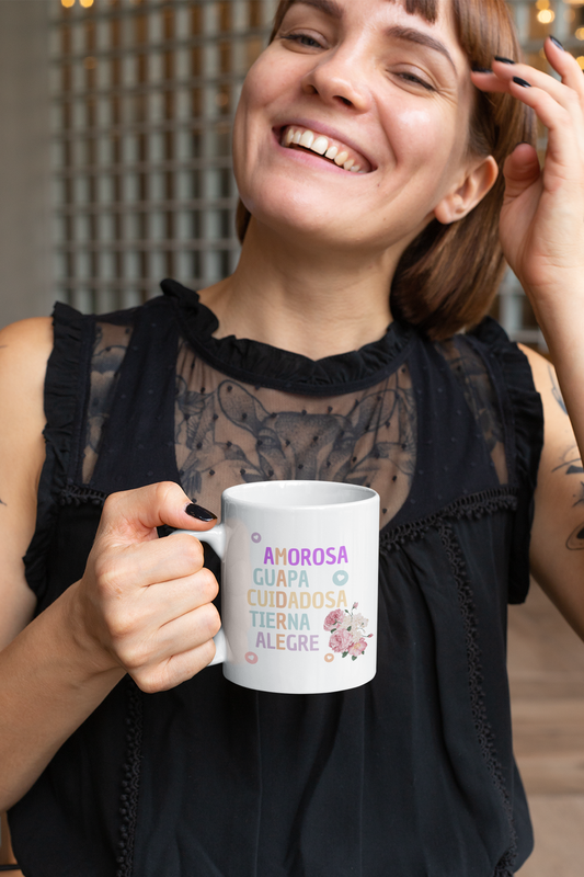 mothers day mug, giftf or mom, minimalist mug, coffee cup elegant mug, mother gift idea, ceramic mug, heartfelt message, cozy  custom design