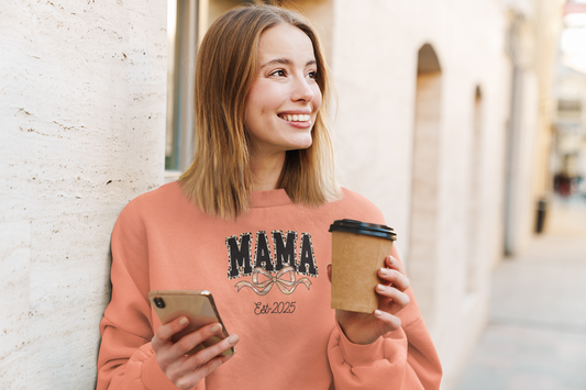 Custom Comfort Colors Sweatshirt | Personalized Crewneck | Cozy Unisex Sweater for Mom | Mother's Day Gift | Oversized Fit
